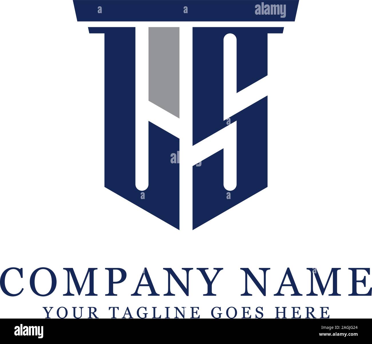 KS bellezza logo ispirazione, lusso logo design, il logo iniziale del nome Illustrazione Vettoriale