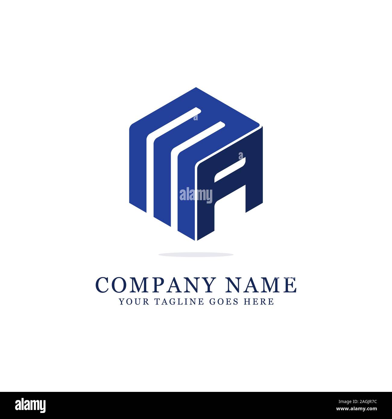 JA monogram logo ispirazioni, lettere modello logo,pulito e creative designs Illustrazione Vettoriale