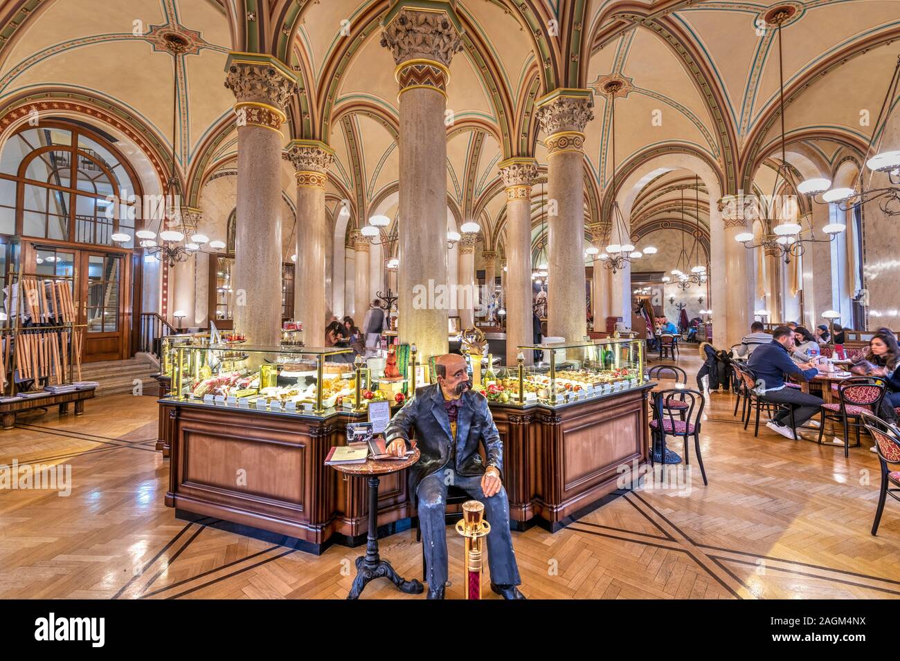 Il Cafe Central, Vienna, Austria Foto Stock