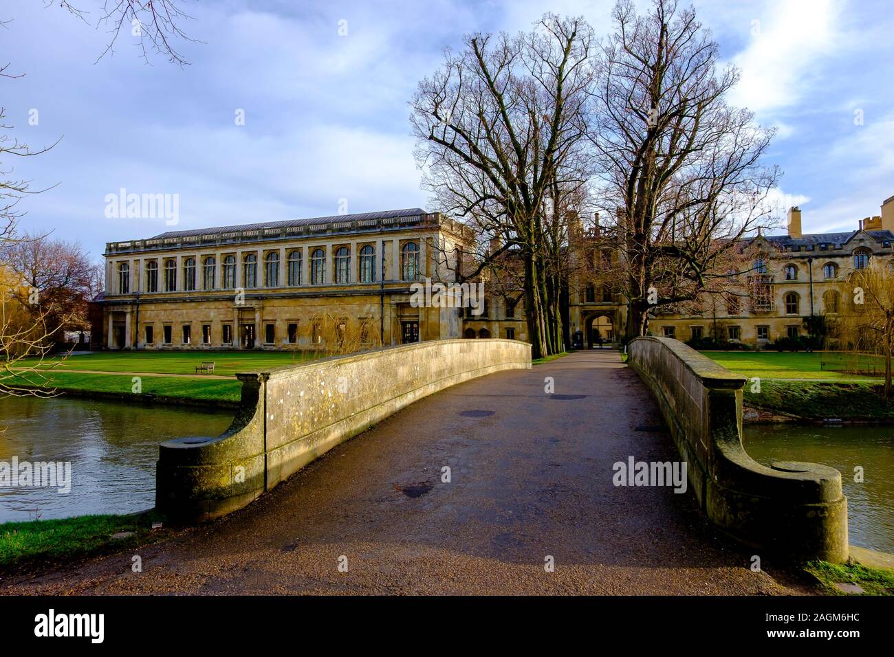 La libreria di Wren in Trinity College di Cambridge, Cambridgeshire, Inghilterra, Regno Unito Mark Bullimore Fotografia 2019 Foto Stock