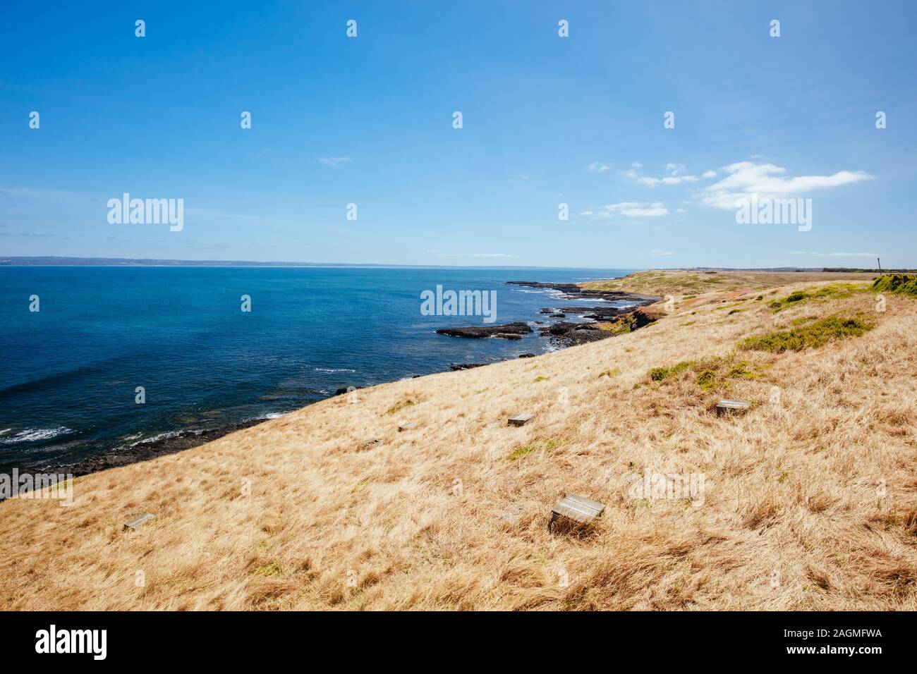 Shelley Beach a Philip Island in Australia Foto Stock