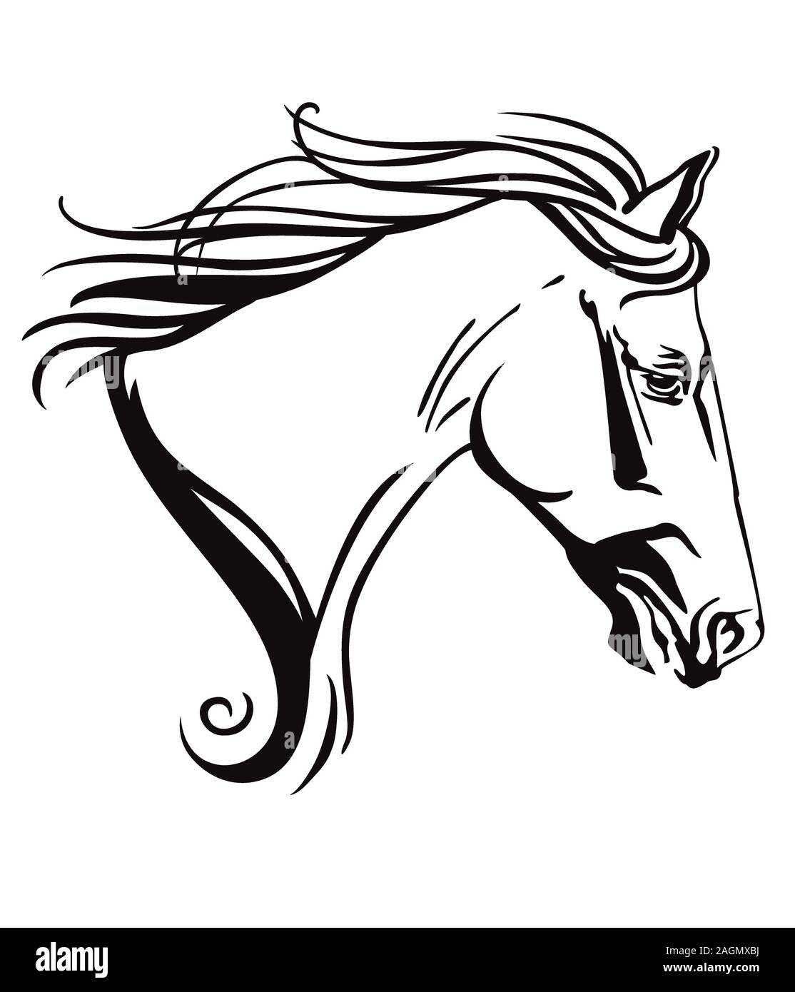 Logo Del Cavallo Nero Immagini E Fotos Stock Alamy
