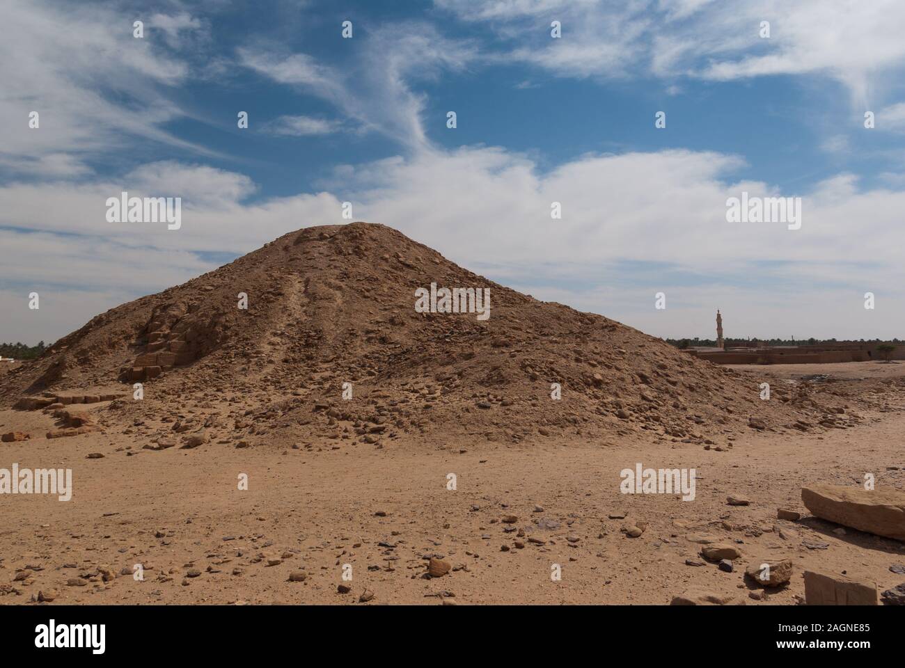 K-1 piramide, El-Kurru vicino Karima, Sudan settentrionale Foto Stock