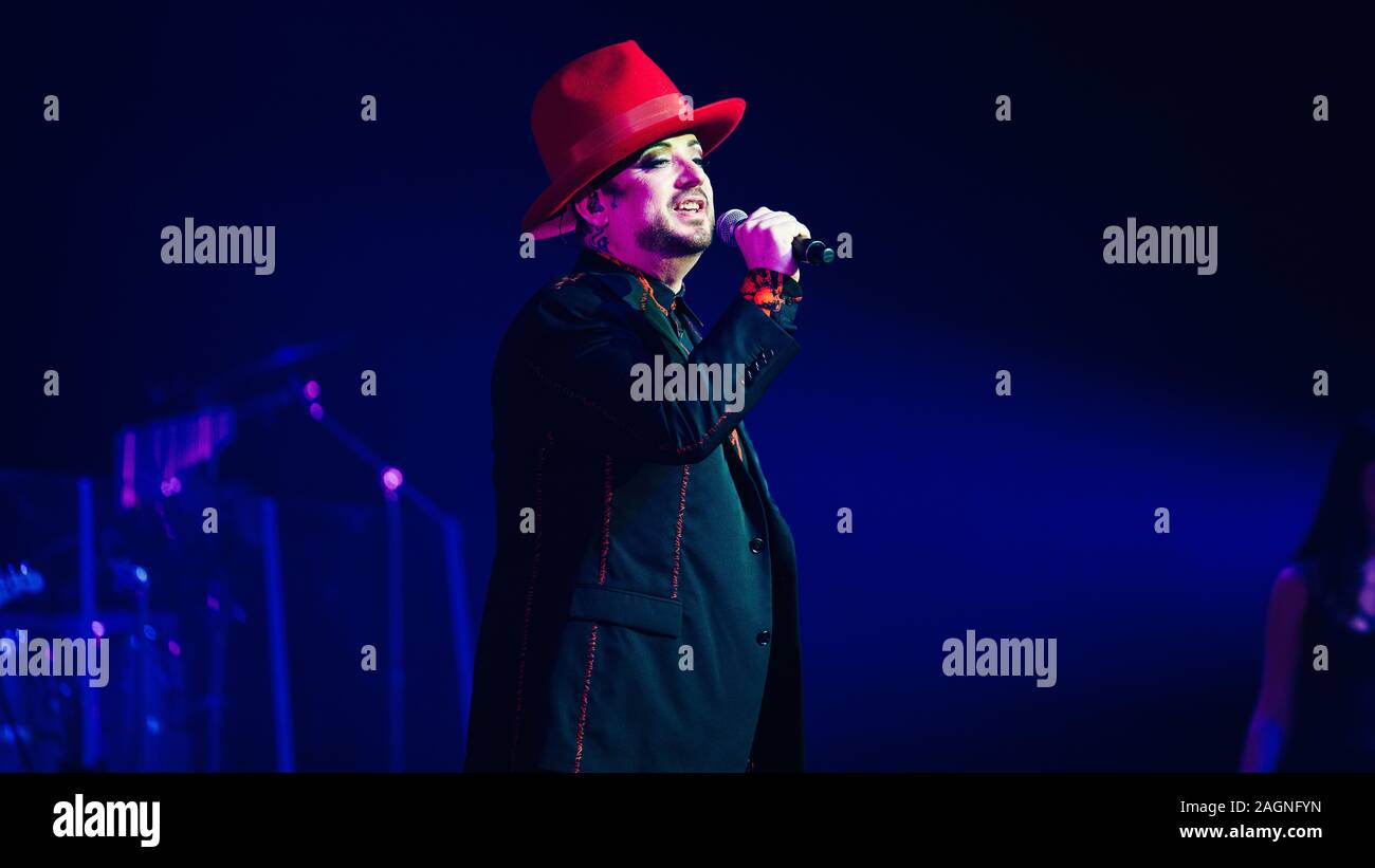 BRISBANE, Australia - 19 OTT 2017: Cultura Club sono un inglese un gruppo pop che si è formata a Londra nel 1981. Il nastro comprende Boy George Foto Stock BRISBANE, Australia - 19 OTT 2017: Cultura Club sono un inglese un gruppo pop che si è formata a Londra nel 1981. Il nastro comprende Boy George Foto Stock