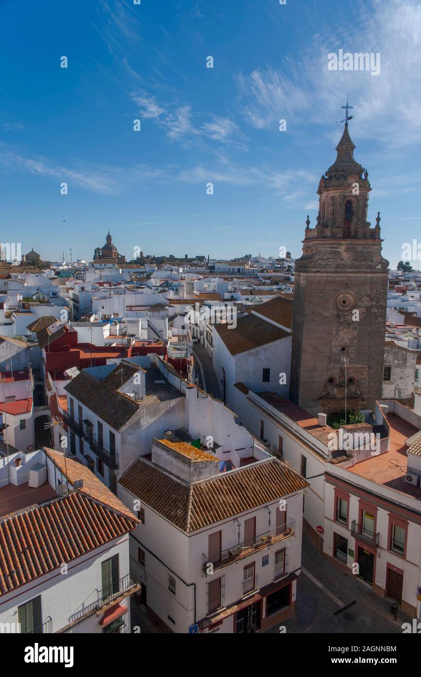 Area monumentale del comune di Carmona nella provincia di Siviglia, in Andalusia Foto Stock