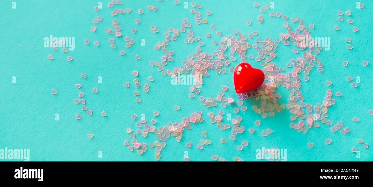 Il giorno di San Valentino banner. Foto Stock