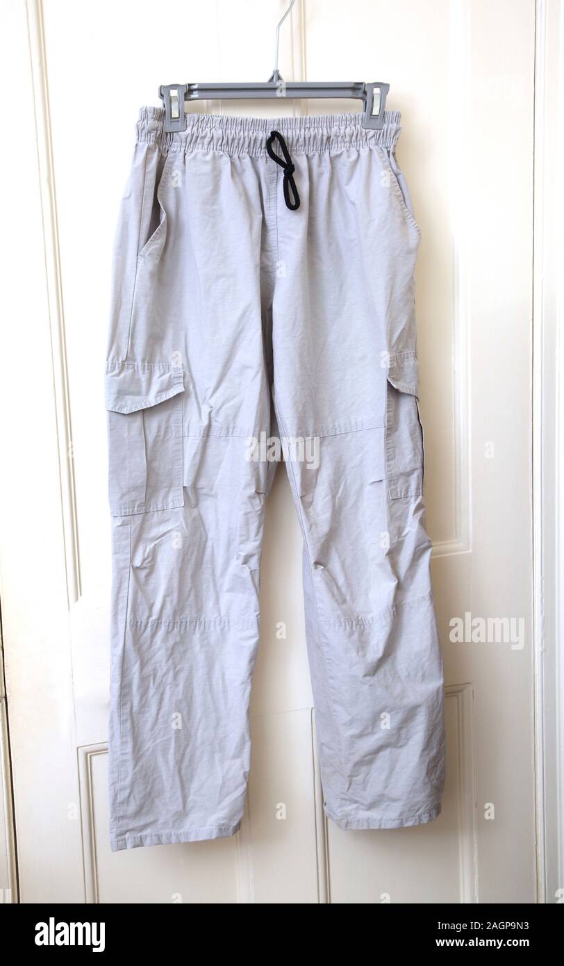 Impermeabile pantaloni di combattimento Foto Stock
