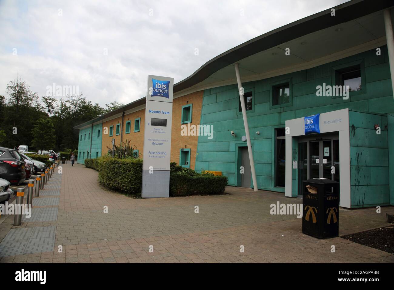 Beaconsfield stazione di servizio sulla M40 Ibis Hotel Economico Buckinghamshire Inghilterra Foto Stock