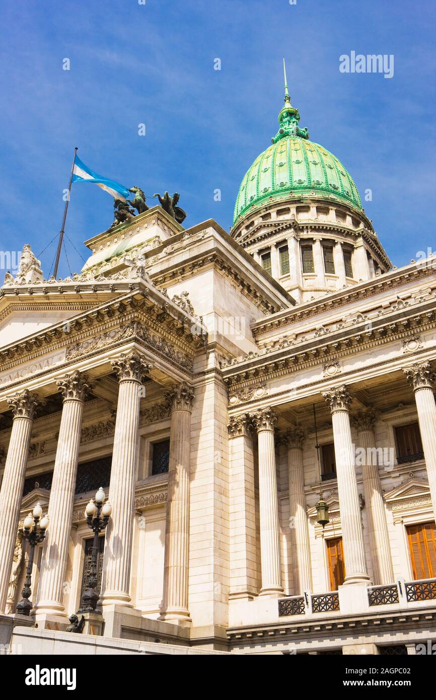 Palacio del Congreso, Buenos Aires, Argentina Foto Stock