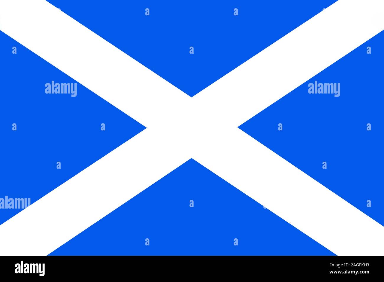 Bandiera scozzese Foto Stock