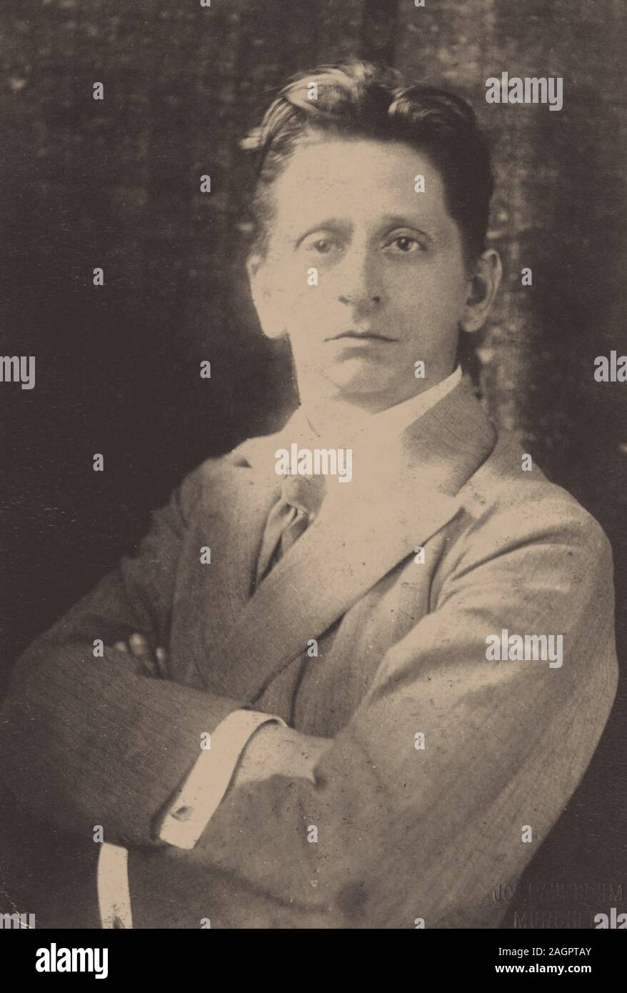 Ritratto del compositore Alexander von Zemlinsky (1871-1942). Museo: Collezione privata. Autore: anonimo. Foto Stock