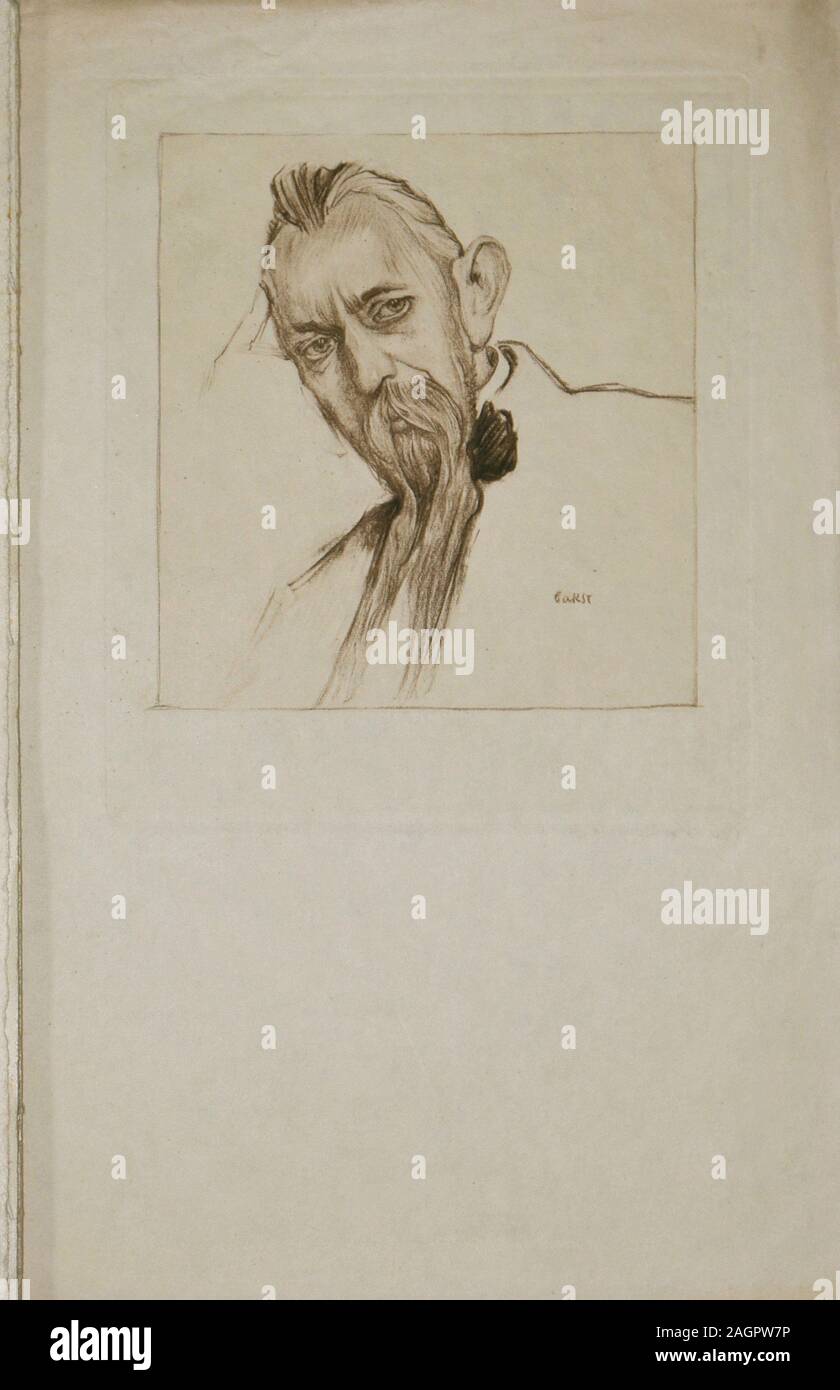 Ritratto di Sébastien Voirol (1870-1930). Museo: Collezione privata. Autore: Leon Bakst. Foto Stock