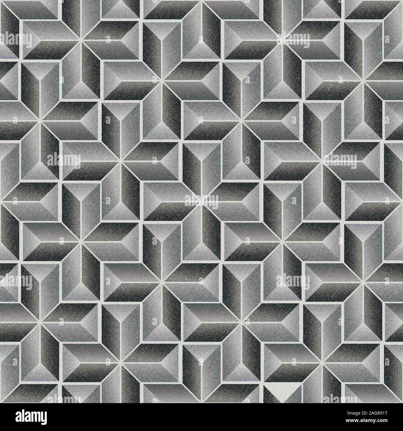 Pavimento di piastrelle di porcellana , piastrelle in ceramica , disegno geometrico per superficie e pavimento in marmo , piastrelle per pavimento Foto Stock