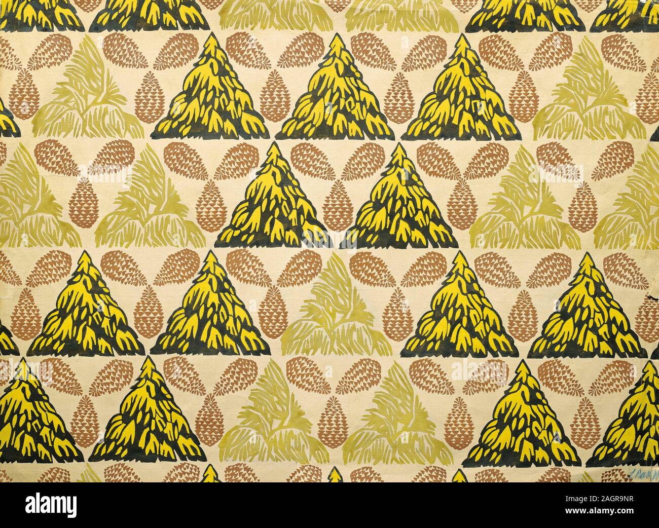 Il design tessile. Museo: Collezione privata. Autore: Leon Bakst. Foto Stock