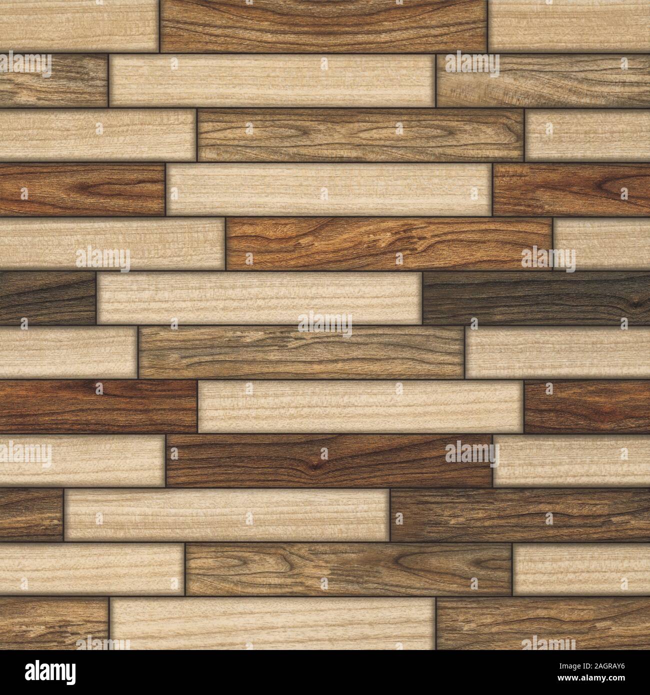 Home decorativi parete in legno piastrelle sfondo pattern Foto Stock