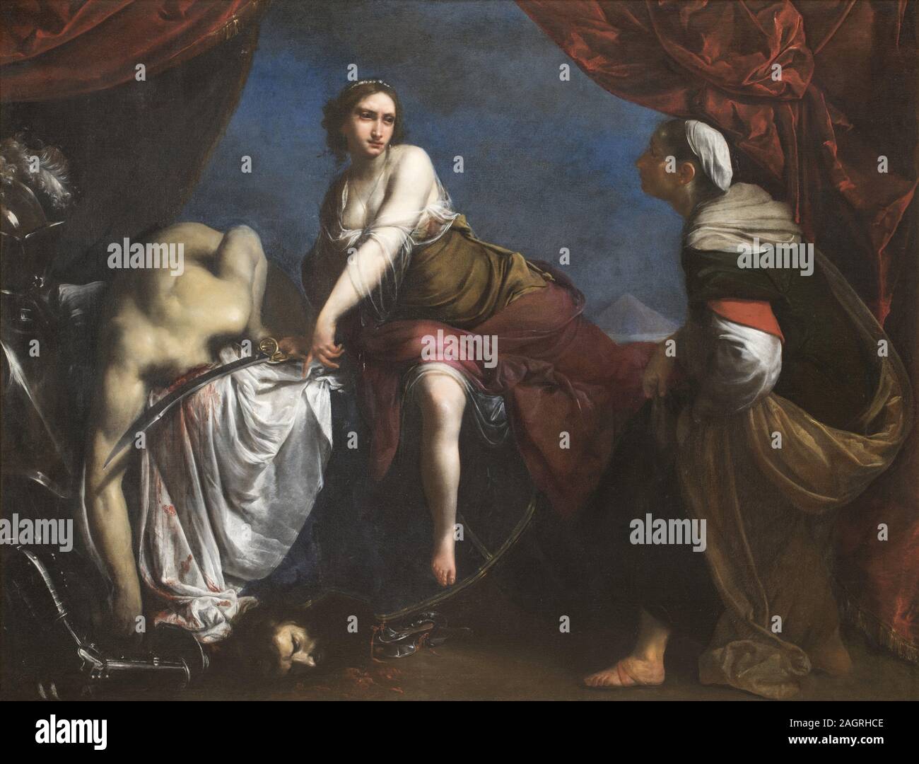 Giuditta e Oloferne. Museo: Palazzo Barberini di Roma. Autore: Francesco Furini. Foto Stock