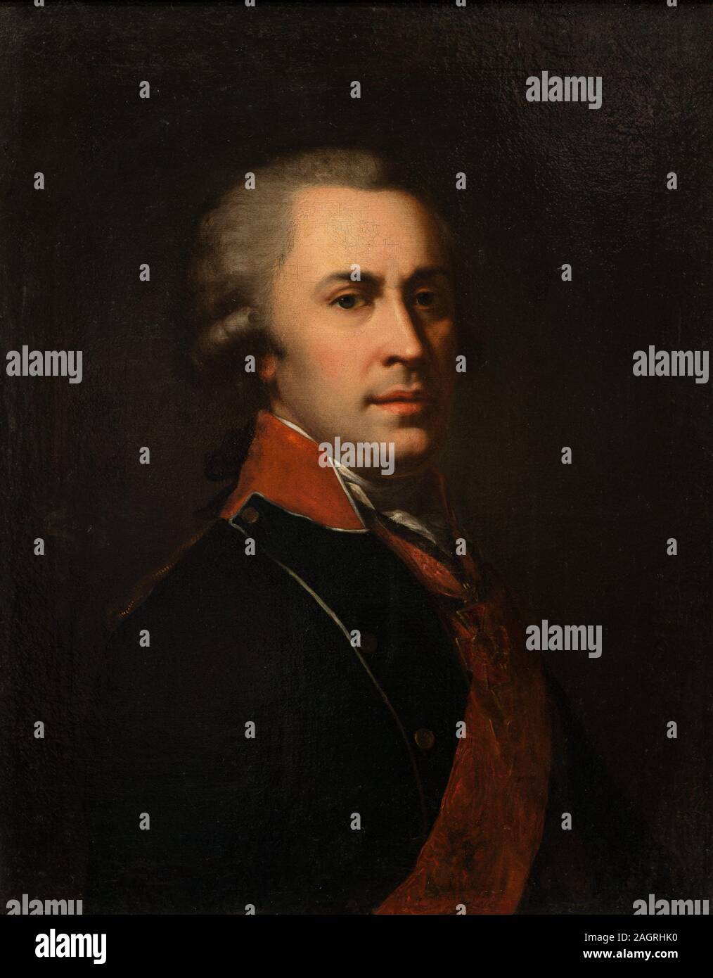 Ritratto del Conte Aleksei Ivanovich Musin-Pushkin (1744-1817). Museo: Membro del Museo di Storia di Mosca. Autore: anonimo. Foto Stock