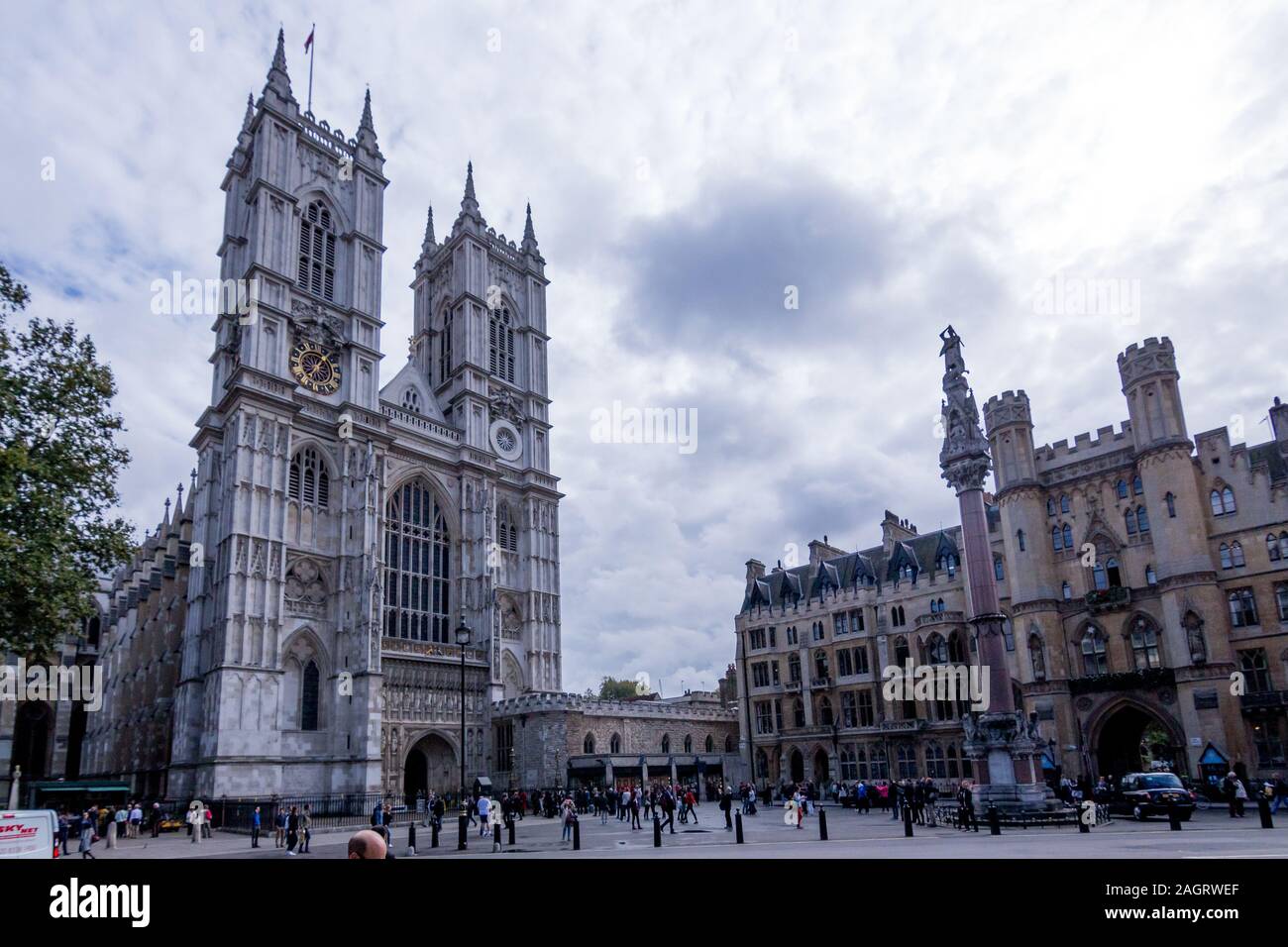 Abbazia di Westminster a Londra in Inghilterra Foto Stock