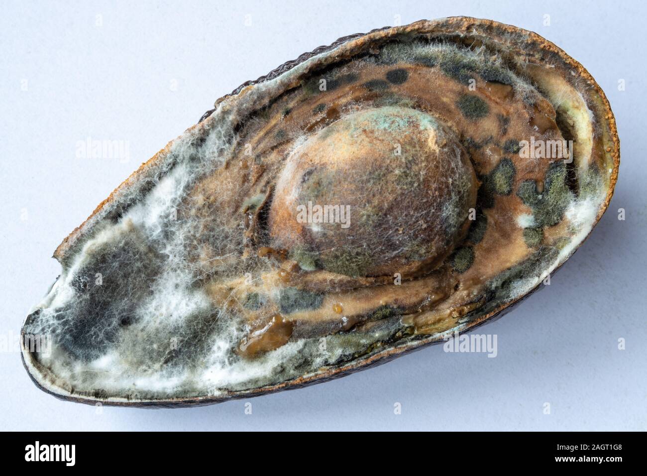 Viziati bad metà di avocado con stampo 1 Foto Stock