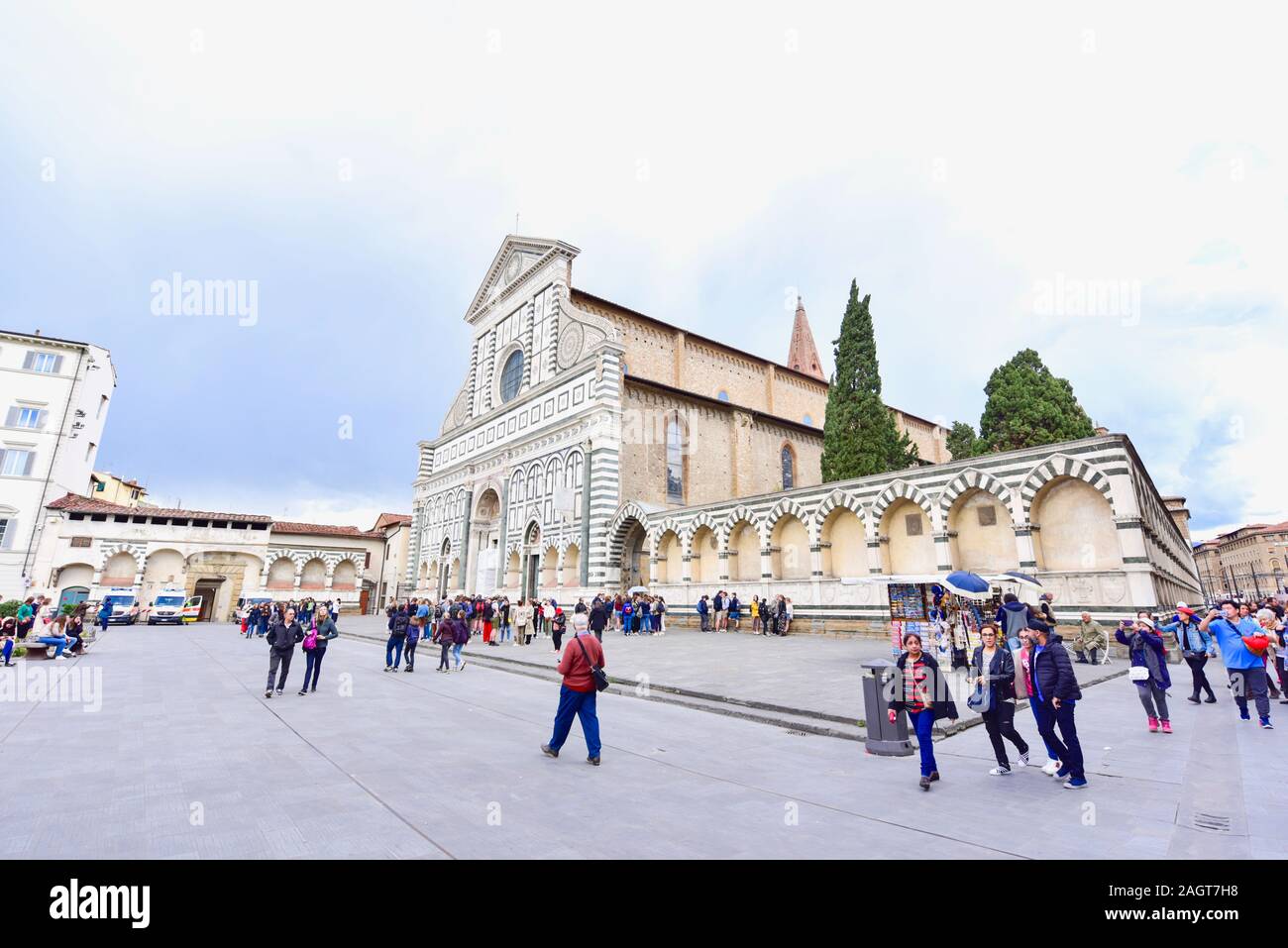 La Chiesa di Santa Maria Novella a Firenze Città Foto Stock