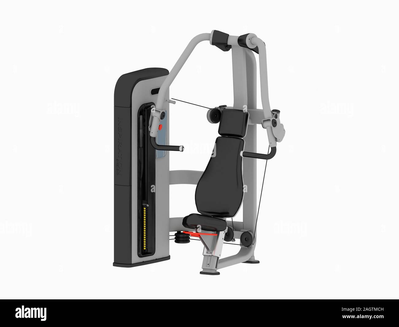 3D render di palestra sportiva macchina Foto Stock