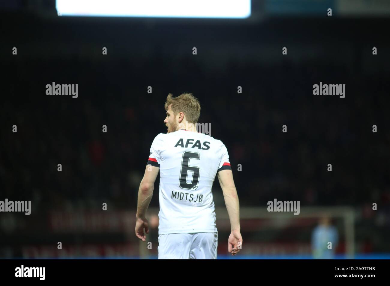 Rotterdam, Paesi Bassi. Xxi Dec, 2019. Fredrik Midtsjo (AZ Alkmaar) nella foto durante il 2019/20 attrezzatura di Eredivisie tra Sparta Rotterdam e AZ Alkmaar a Spartastadion Het Kasteel. Credito: ZUMA Press, Inc./Alamy Live News Foto Stock