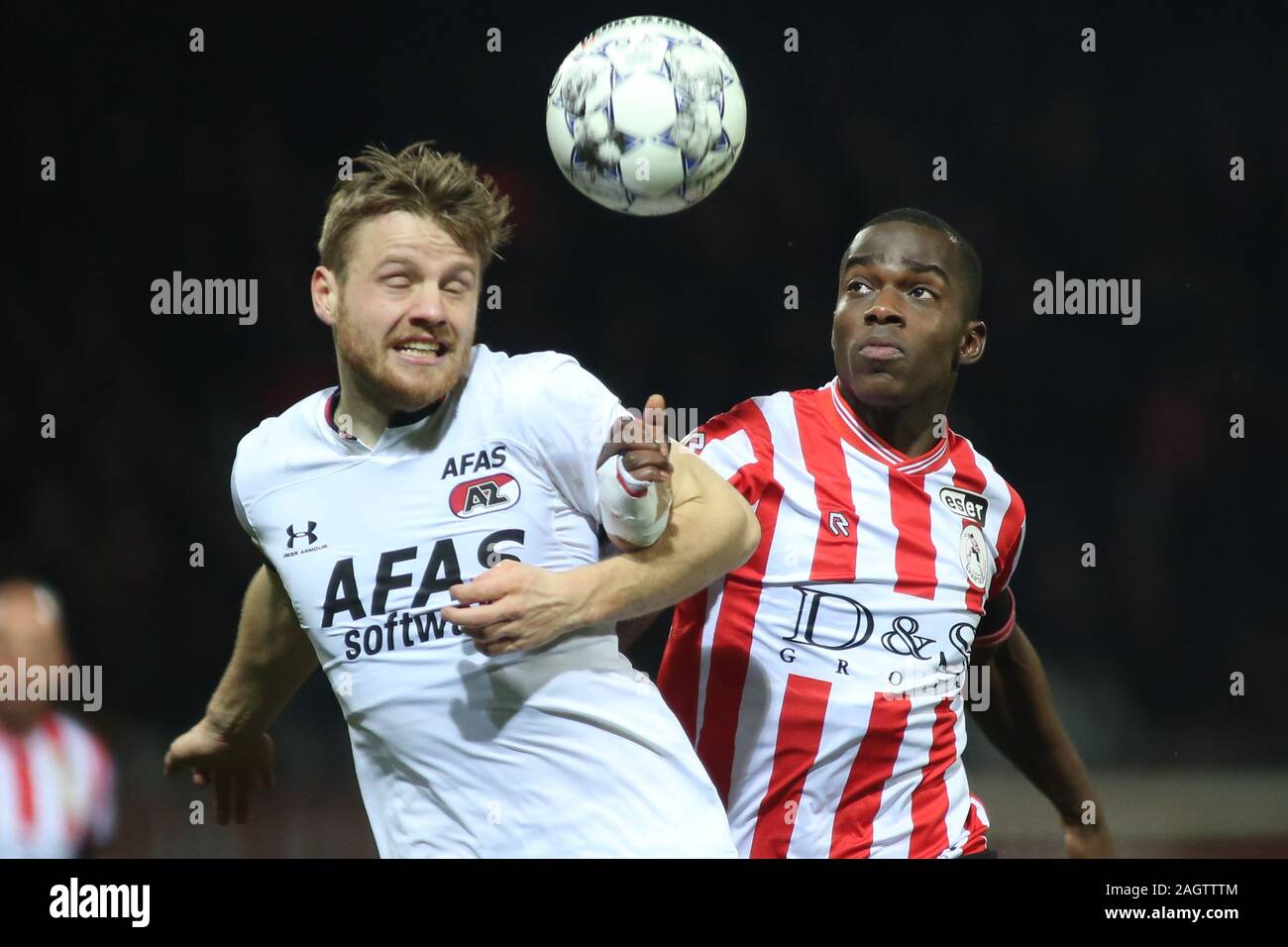 Rotterdam, Paesi Bassi. Xxi Dec, 2019. Fredrik Midtsjo (AZ Alkmaar) nella foto durante il 2019/20 attrezzatura di Eredivisie tra Sparta Rotterdam e AZ Alkmaar a Spartastadion Het Kasteel. Credito: ZUMA Press, Inc./Alamy Live News Foto Stock