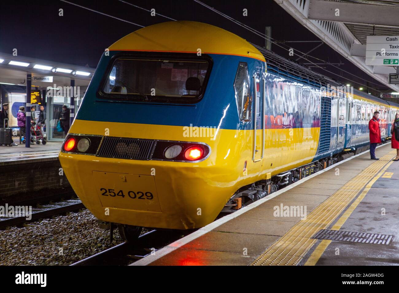 Un tour per contrassegnare il pensionamento dei treni Intercity 125 HST dal servizio sulla East Coast Main Line con LNER Foto Stock