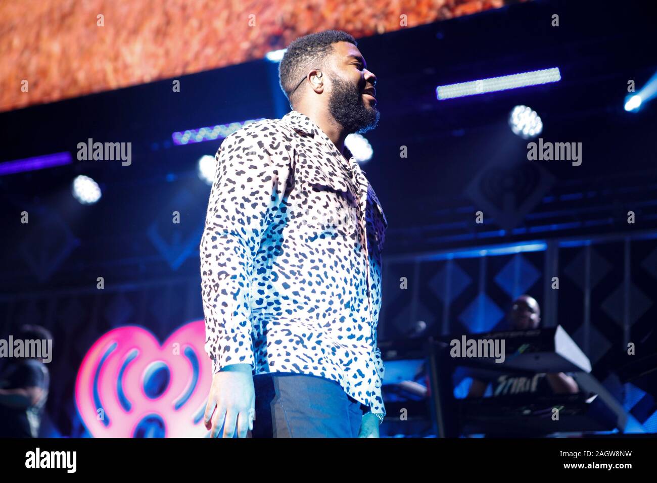 Khalid esegue a 99,5 Jingle palla in Washington, DC, Dicembre 16th, 2019 Foto Stock
