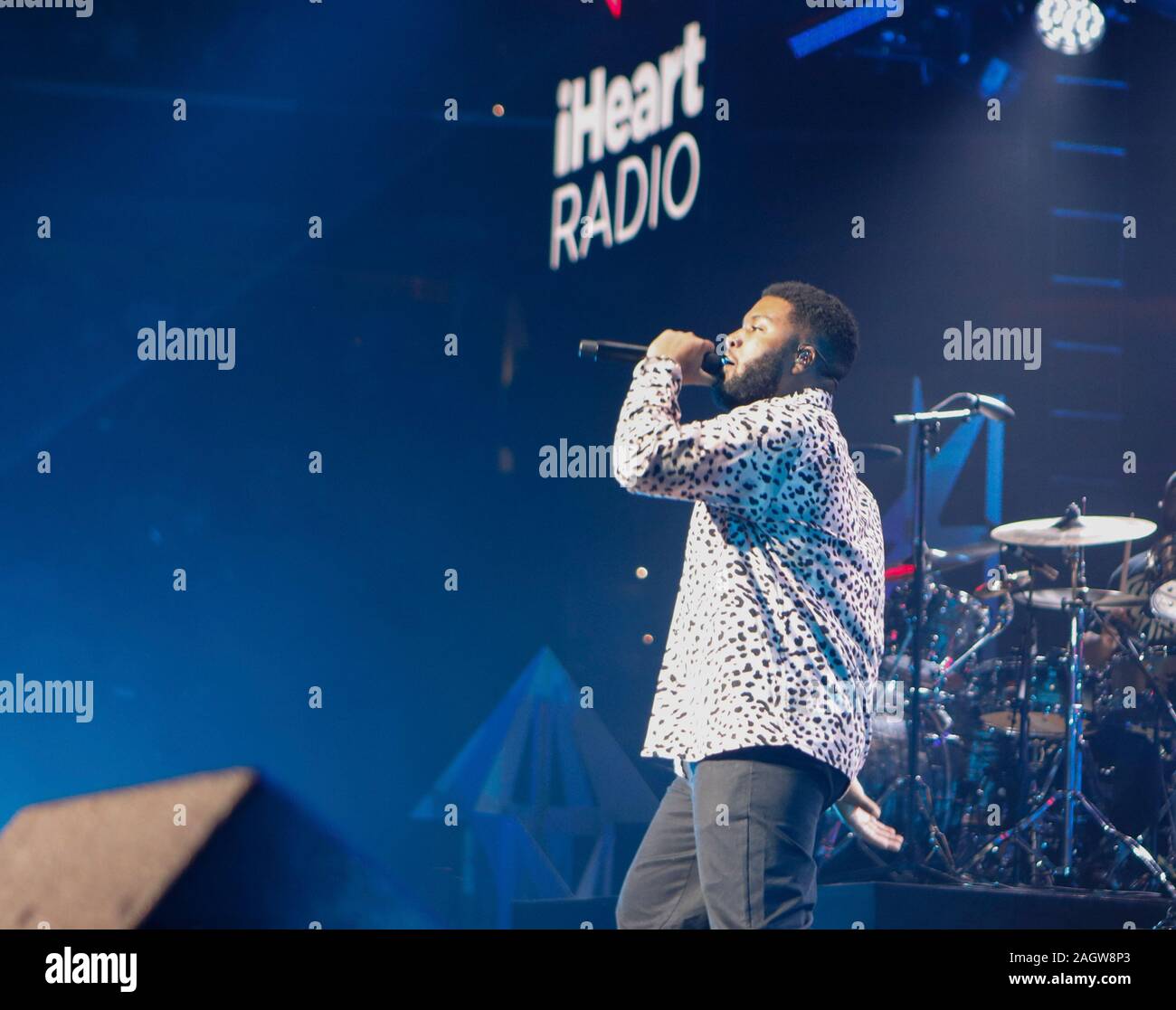 Khalid esegue a 99,5 Jingle palla in Washington, DC, Dicembre 16th, 2019 Foto Stock