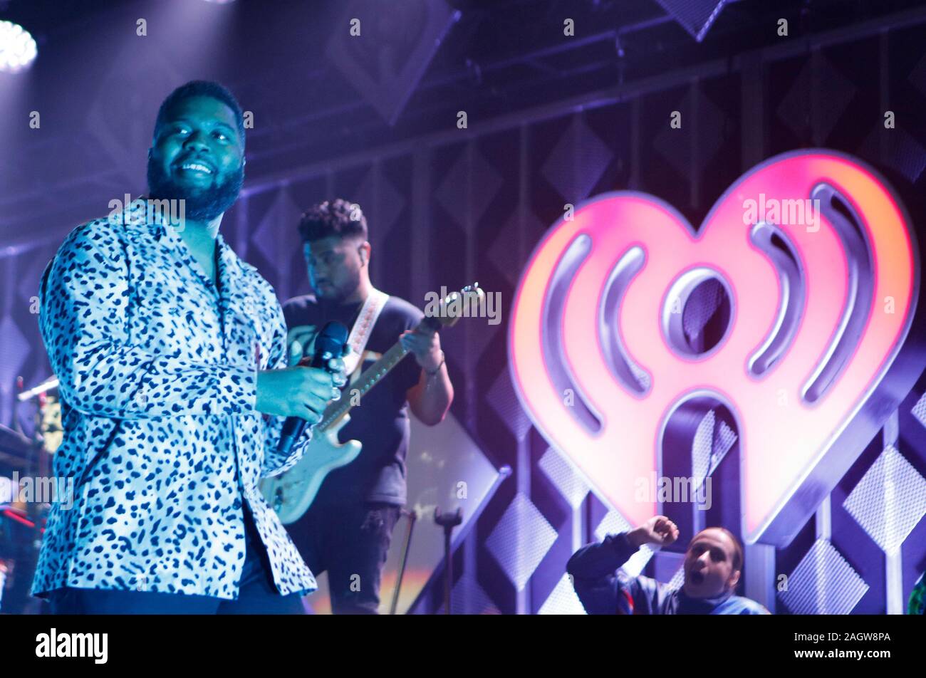 Khalid esegue a 99,5 Jingle palla in Washington, DC, Dicembre 16th, 2019 Foto Stock