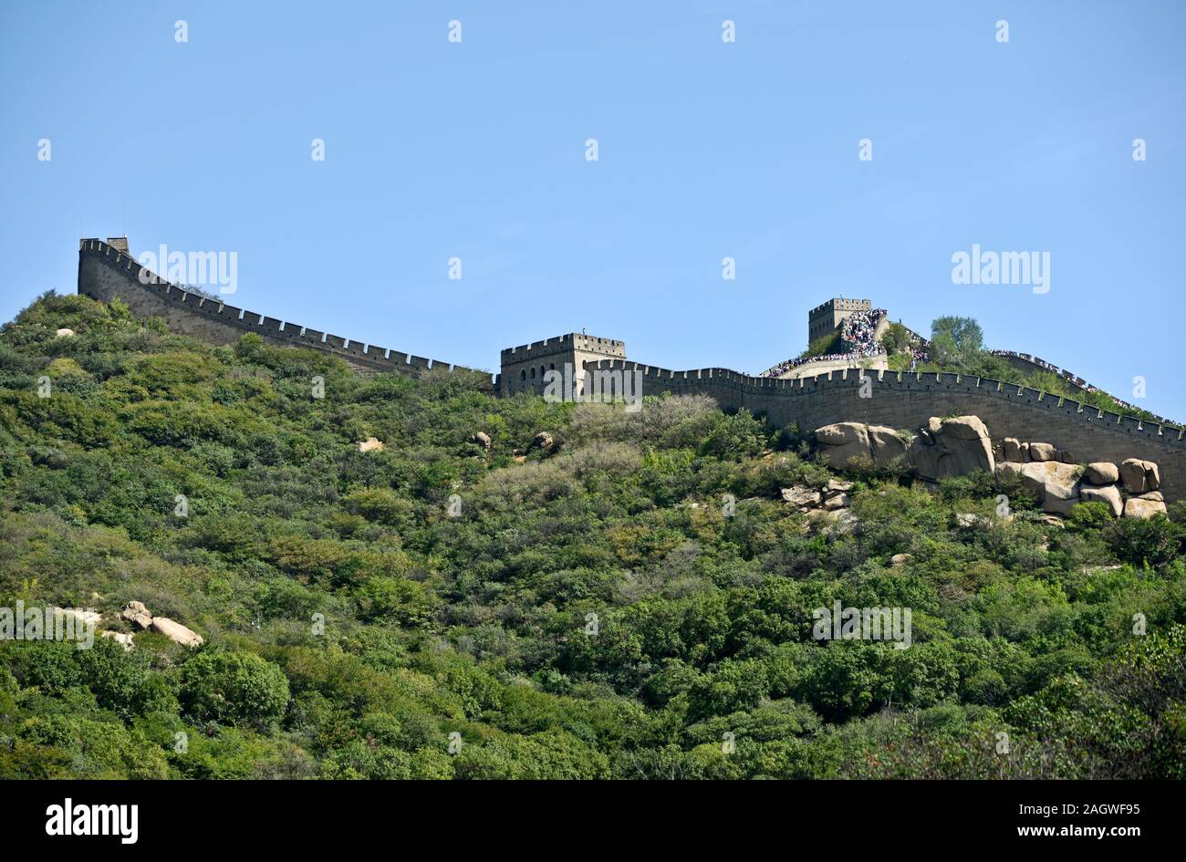 La Grande Muraglia della Cina Foto Stock