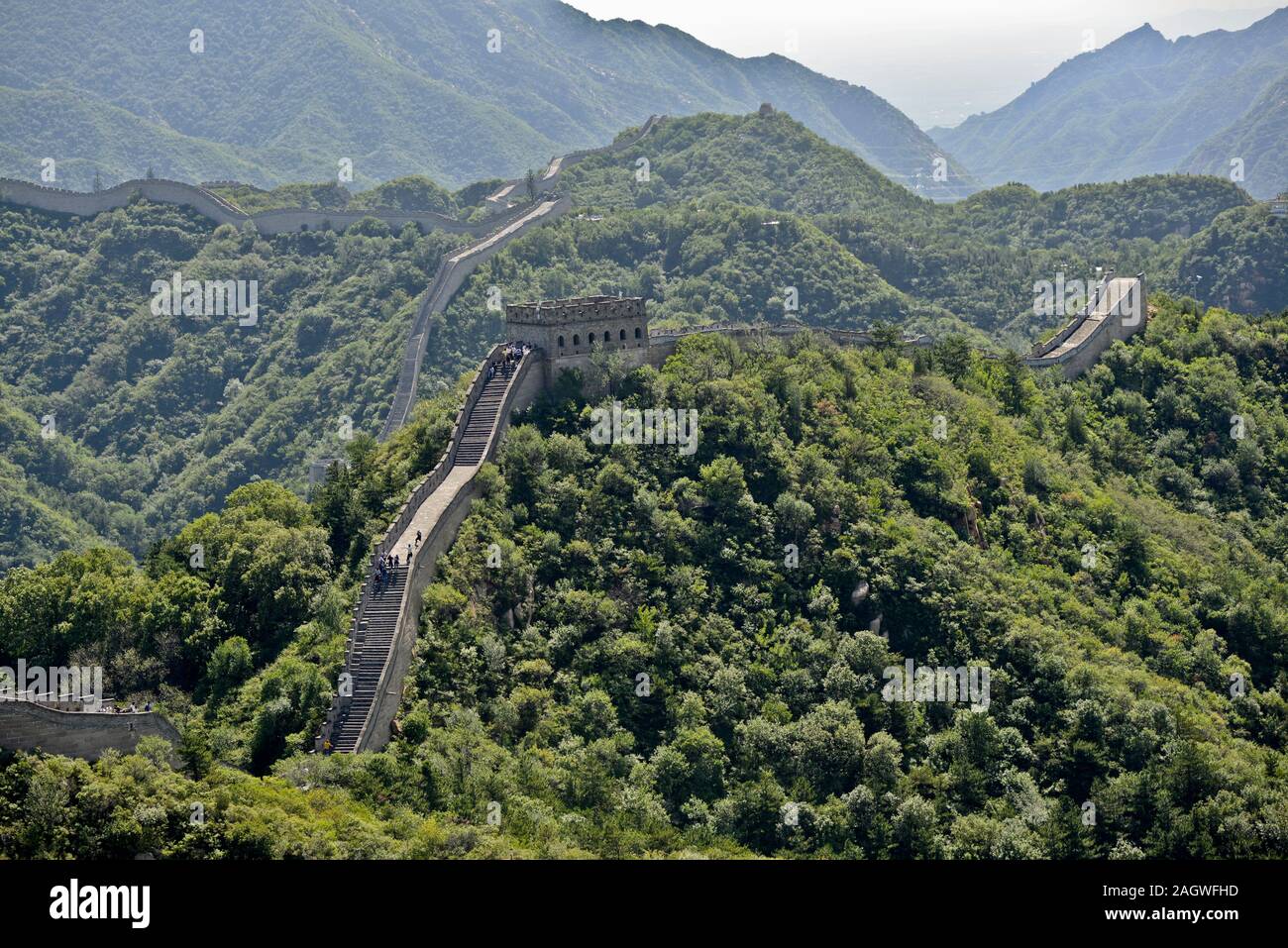 La Grande Muraglia della Cina Foto Stock