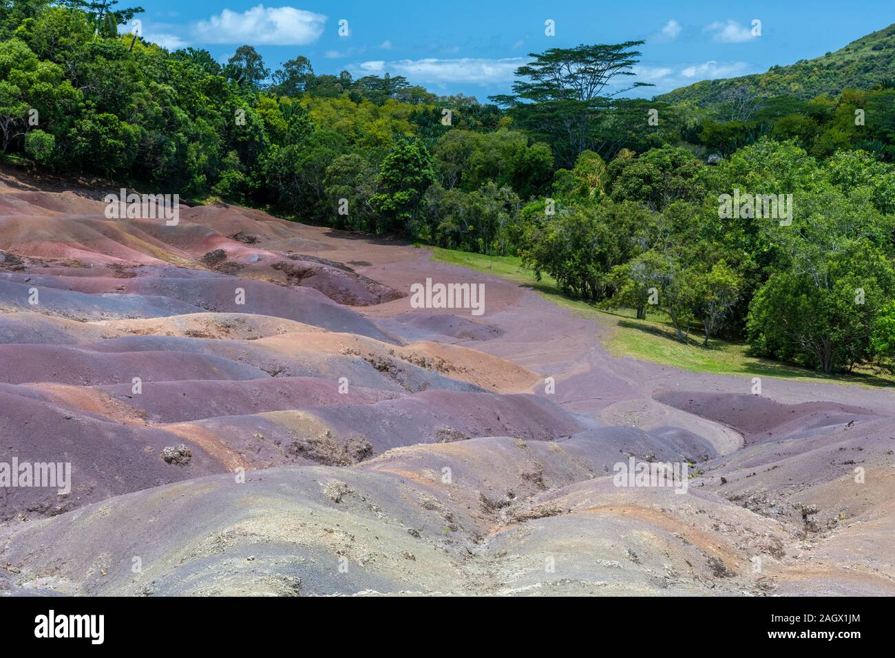 Sette terre colorate, Mauritius Foto Stock