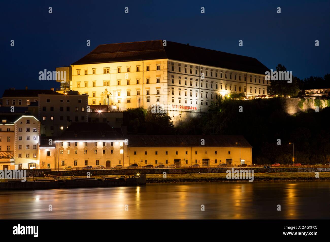 Il castello di Linz, Superiore Donaulände, Linz, Austria superiore, Austria, Europa Foto Stock
