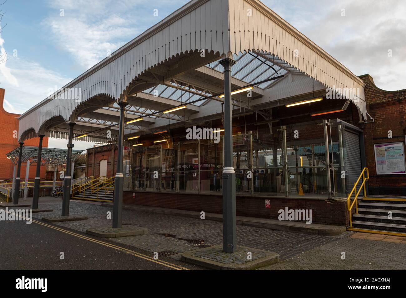 Southend Stazione Centrale. Southend on Sea, Essex, Regno Unito Foto Stock