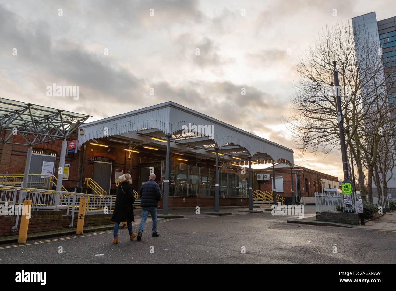 Southend Stazione Centrale. Southend on Sea, Essex, Regno Unito Foto Stock