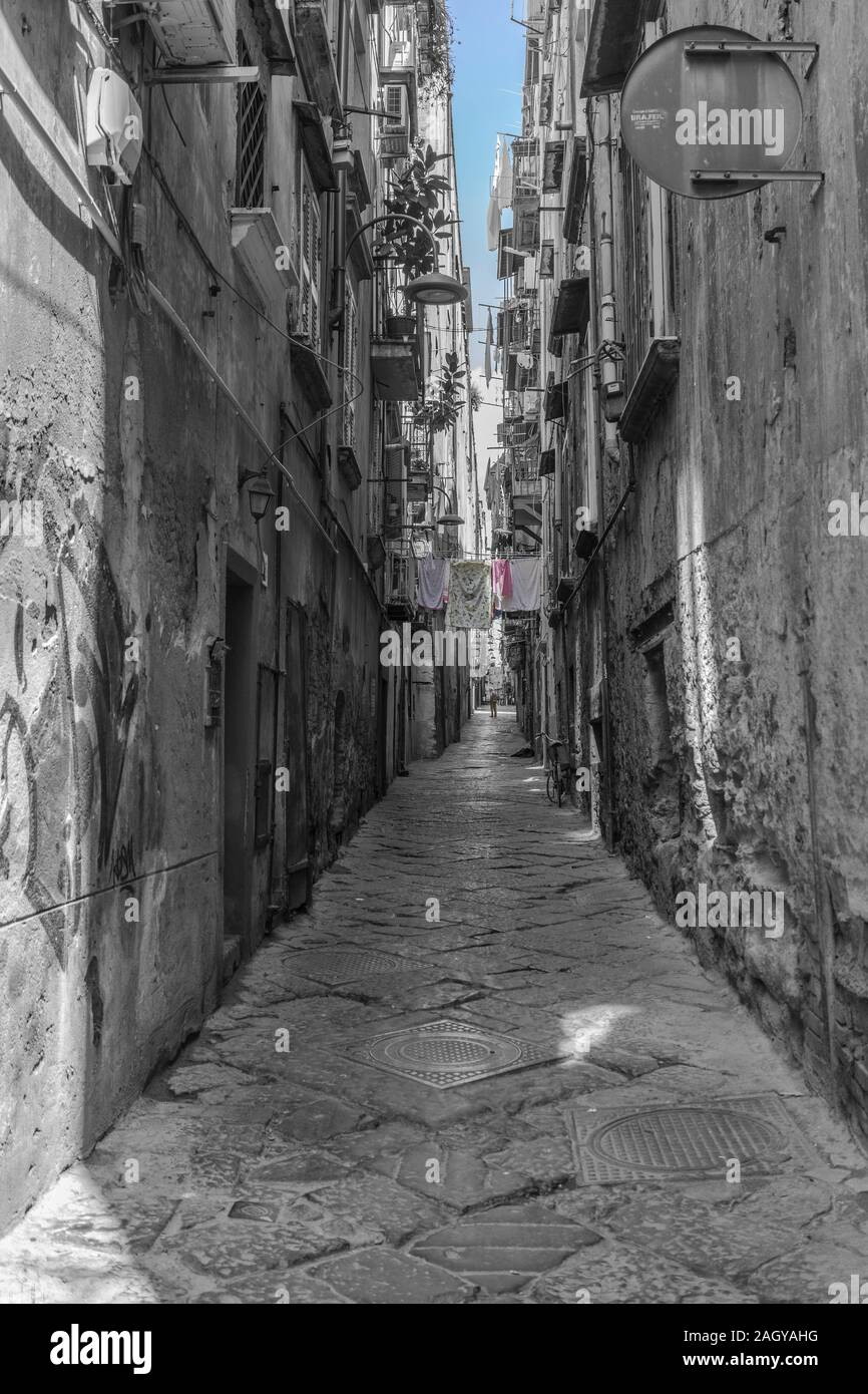 La città di Napoli Foto Stock