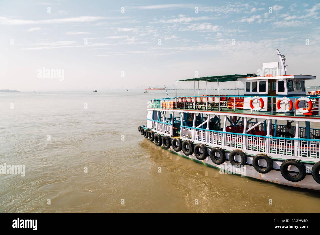 Elephanta Island Harbour in Mumbai, India Foto Stock