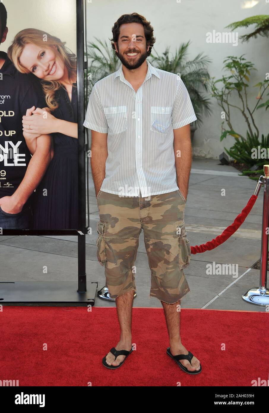 Zachary Levi - Funny People Premiere al Arclight Theatre di Los Angeles.LeviZachary 42 Red Carpet Event, verticale, STATI UNITI D'AMERICA, industria cinematografica, celebrità Foto Stock