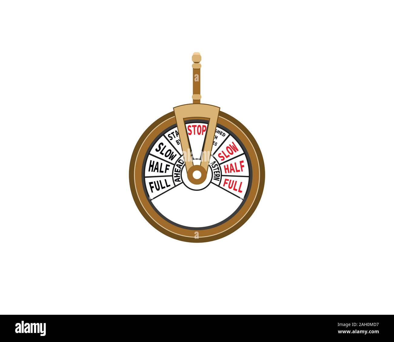 Macchina telegrafo isolati su sfondo bianco. Illustrazione Vettoriale Illustrazione Vettoriale