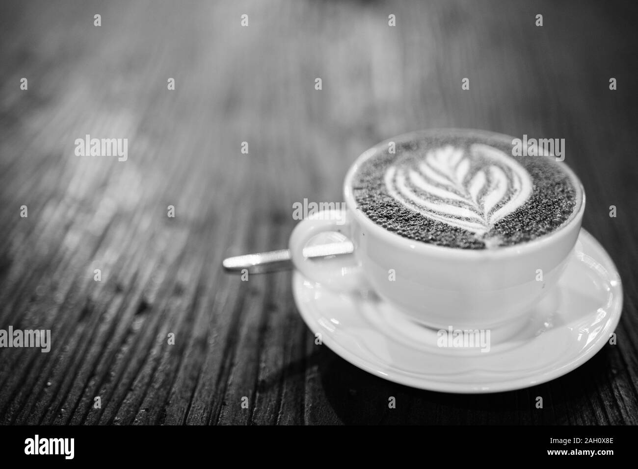 Vista superiore del caffè caffé mocha noto anche come Mocaccino Foto Stock