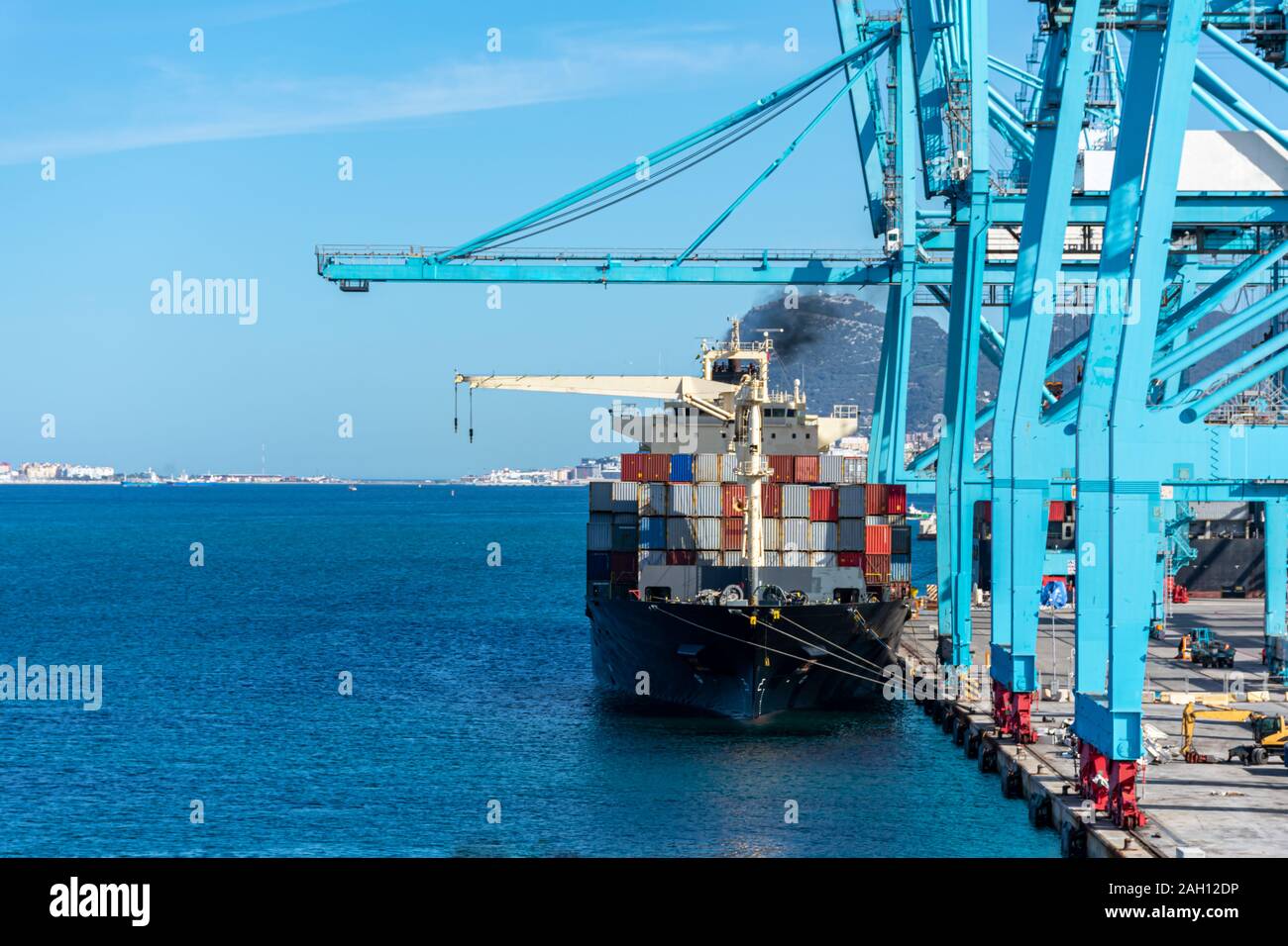 Nave porta-container Foto Stock