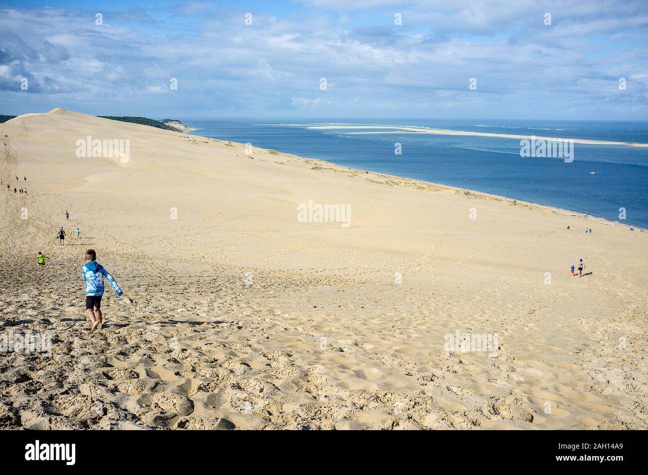 Dune de Pyla, la più alta duna d'Europa in Francia Foto Stock