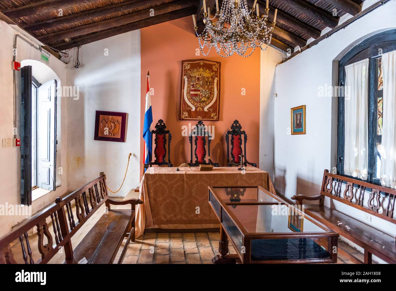 ASUNCION in Paraguay - Giugno 24, 2019: interni al museo nazionale Foto Stock