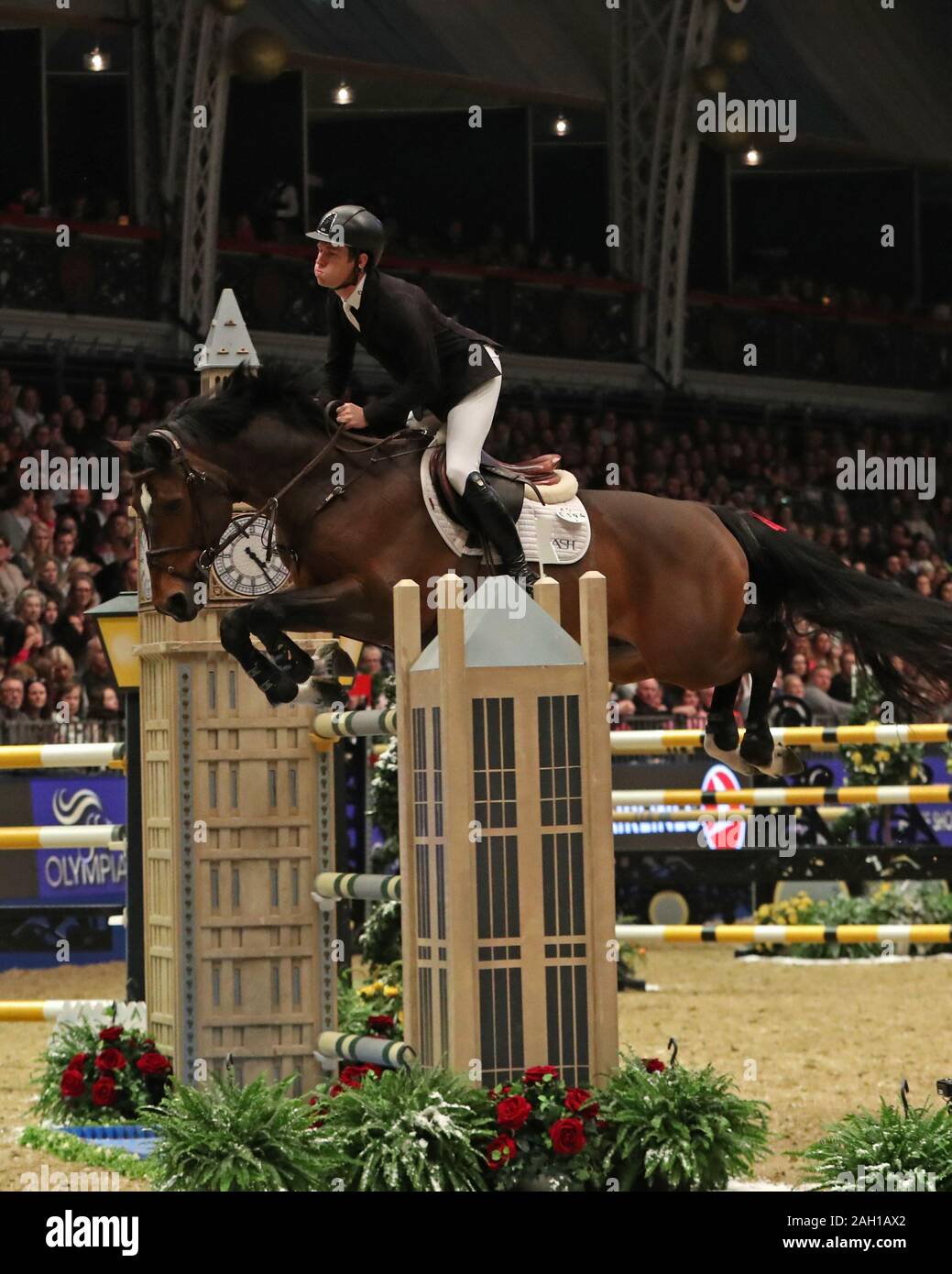 Londra, Inghilterra - dicembre 22ND Scott insolente riding Ciao Vincent durante la Turkish Airlines Olympia Grand Prix a Olympia, Londra domenica 22 dicembre 2019. (Credit: Jon Bromley | MI News ) Foto Stock