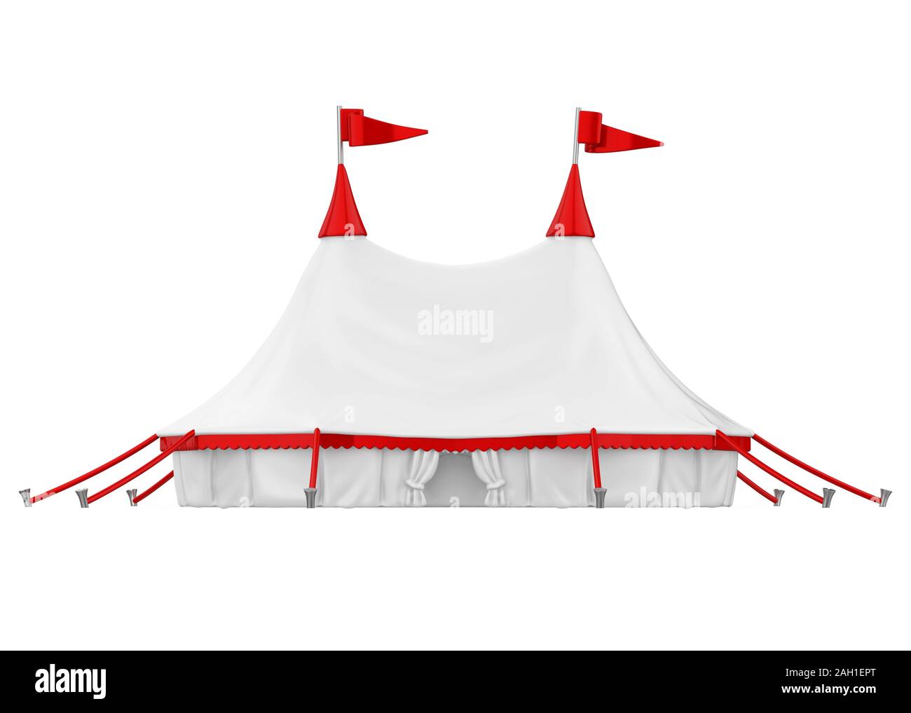 Tenda del circo isolato Foto Stock