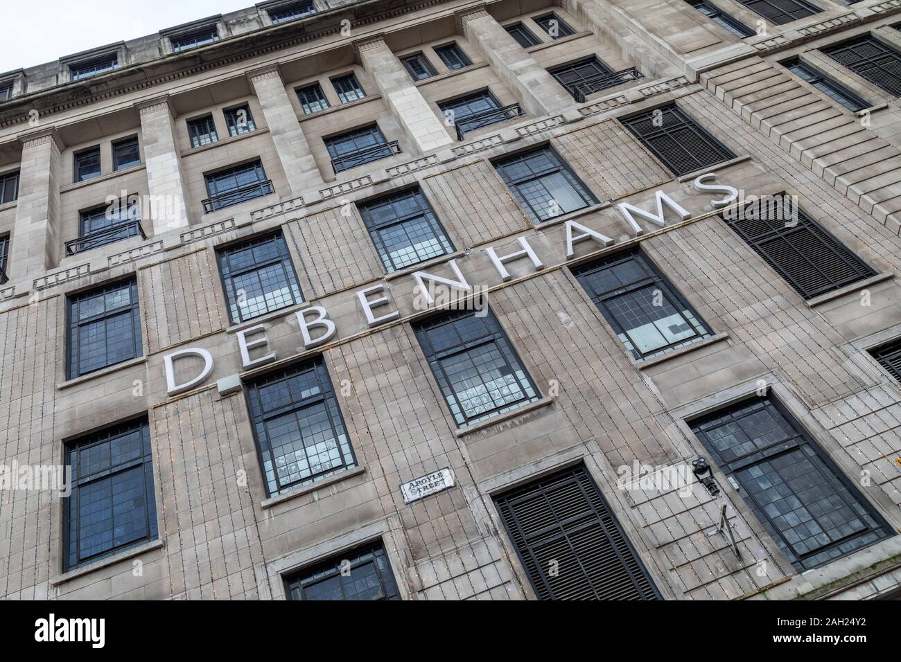 Negozio Debenhams su Argyle Street nel centro della città di Glasgow Foto Stock