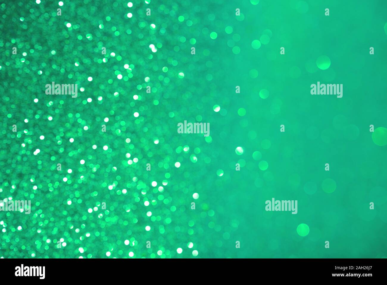 Mint bokeh sfondo. Foto Stock