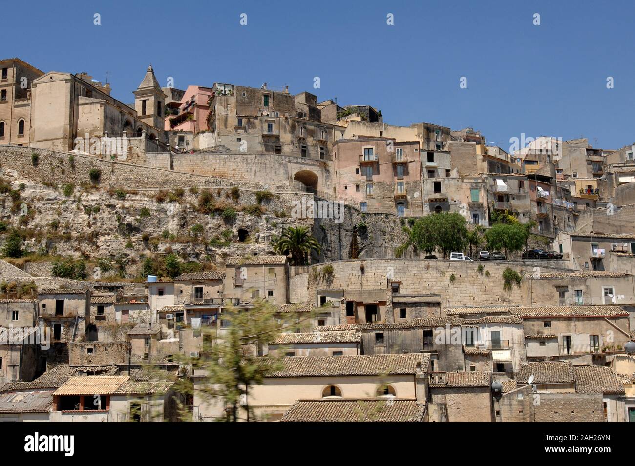 Italia Sicilia Ragusa , 03 luglio 2007: Panoramica di Ragusa Foto Stock